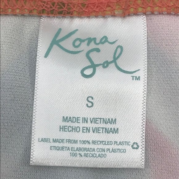 Kona Sol Women's Size Small 4-6 High Coverage Hipster Bikini Swim Bottom New - Picture 5 of 9